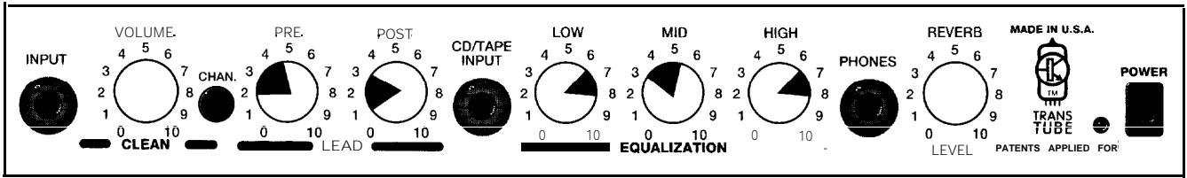 PEAVEY BLAZER 158 - TONE SETTINGS - 2