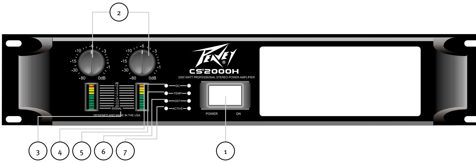PEAVEY CS 2000H - Mono/Puente - 1