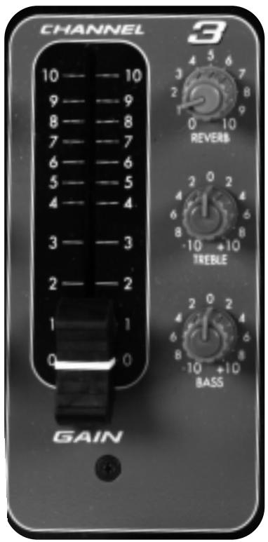 PEAVEY ESCORT 2000 - Ajuste de Controles de Ganancia y Volumen (Faders) - 1