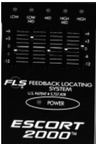 PEAVEY ESCORT 2000 - Uso del ecualizador gráfico - 1