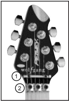 PEAVEY EVH WOLFGANG SPECIAL GUITAR - Sillet à Blocage (2) (sur la crosse) - 1