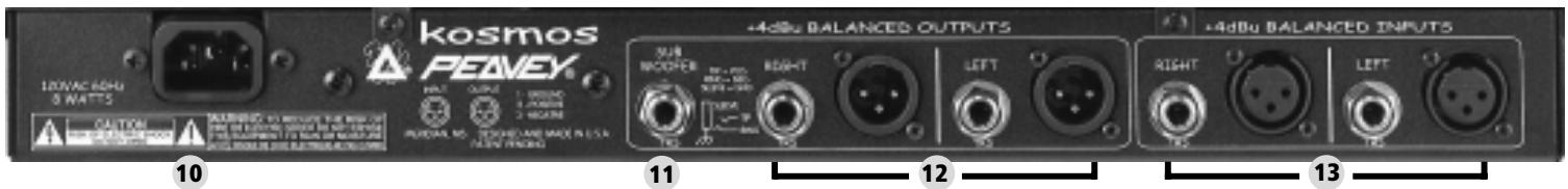 PEAVEY KOSMOS - PANNEAU ARRIERE - 1