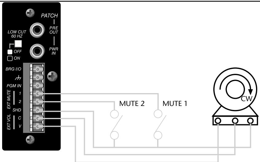 PEAVEY MMA 8352 - Externe Lautstärkeregler - 1