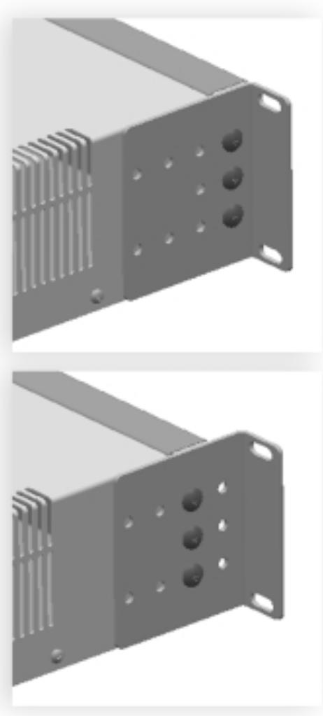 PEAVEY MMA 8352 - Instalación de orejas para rack - 1