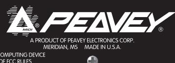 PEAVEY PC 1600X - 11.Exit button - 9