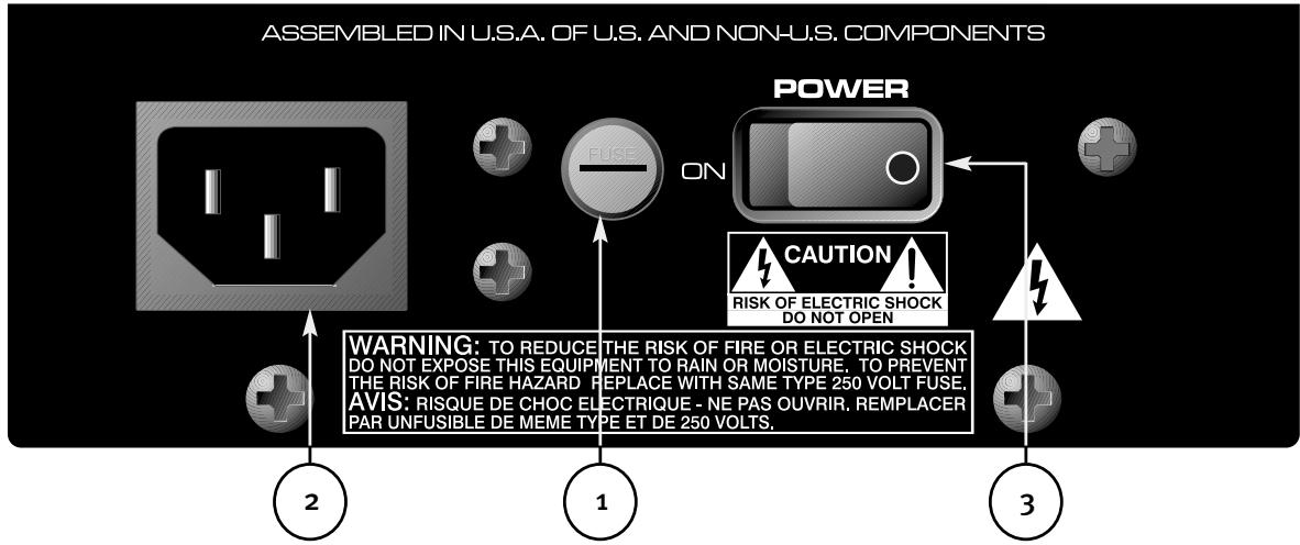 PEAVEY PR 12P - REAR PANEL - 1