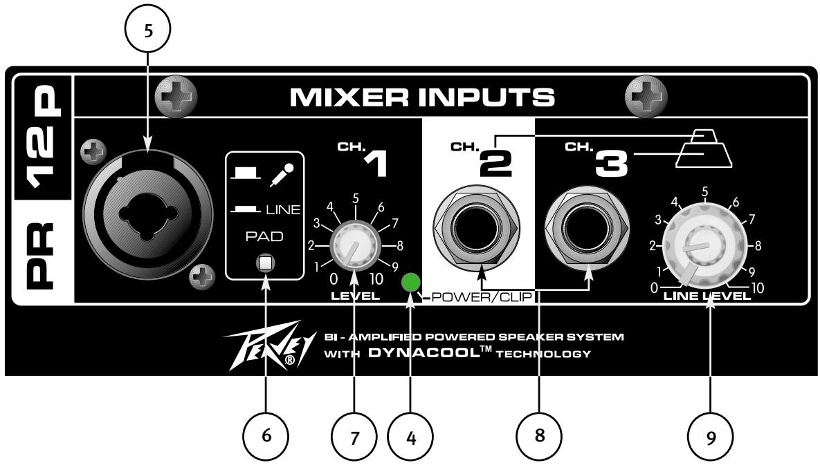 PEAVEY PR 12P - ON-OFF SWITCH - 1