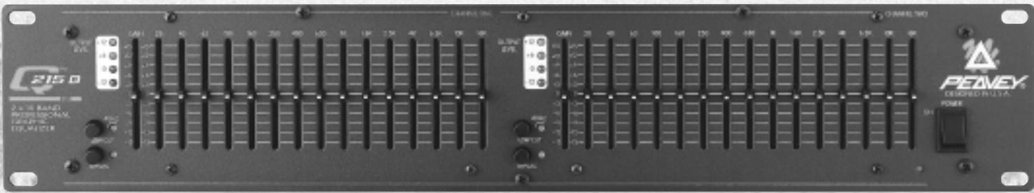 PEAVEY QF 131 - Q™ Series Graphic Equalizers - 2