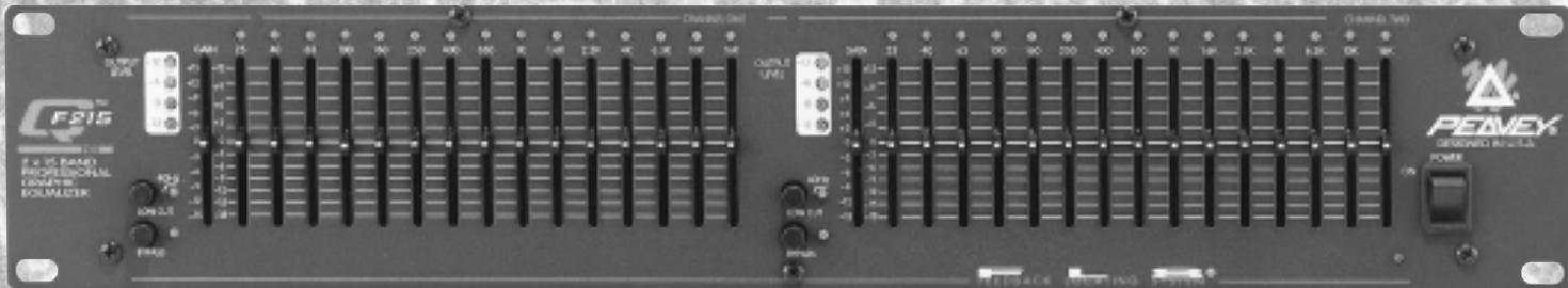 PEAVEY QF 131 - Q™ Series Graphic Equalizers - 3
