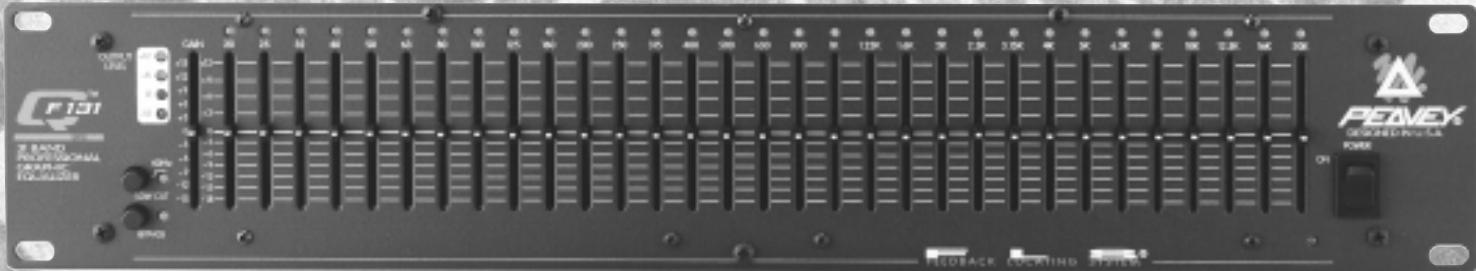 PEAVEY QF 131 - Q™ Series Graphic Equalizers - 4