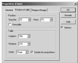 ULEAD PHOTOIMPACT XL - Définir les propriétés d'un objet - 2