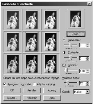ULEAD PHOTOIMPACT XL - Pour ajuster les valeurs de luminosité et de contraste dans une image : - 2