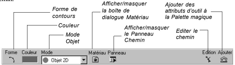 ULEAD PHOTOIMPACT XL - L'outil Ligne et flèche - 1