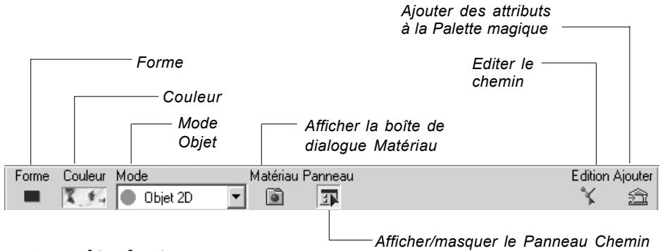 ULEAD PHOTOIMPACT XL - L'outil Dessin de chemin - 2