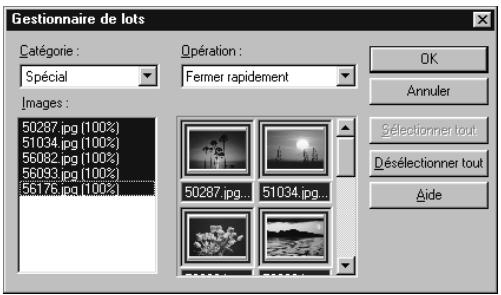 ULEAD PHOTOIMPACT XL - Gestionnaire de lots : - 1