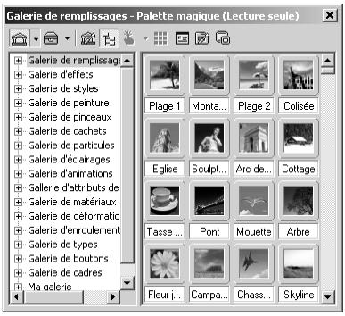 ULEAD PHOTOIMPACT XL - Utiliser la Palette magique : - 1