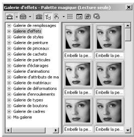 ULEAD PHOTOIMPACT XL - Utiliser vos images comme diapos d'aperçu dans la Galerie - 2