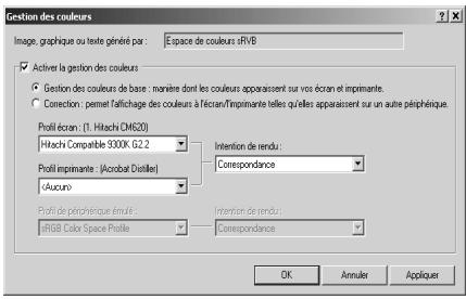 ULEAD PHOTOIMPACT XL - Pour définir un Profil de gestion des couleurs : - 1