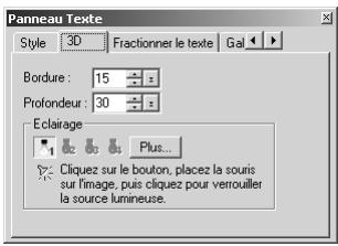ULEAD PHOTOIMPACT XL - Fractionner le texte - 1
