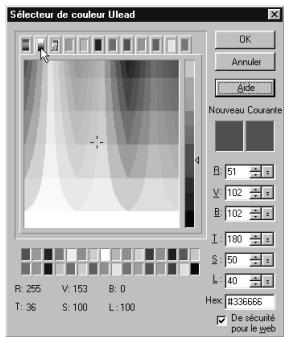 ULEAD PHOTOIMPACT XL - Utiliser Couleurs Ulead - 5