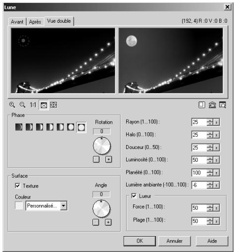 ULEAD PHOTOIMPACT XL - Pour appliquer un effet Lune à une image : - 1