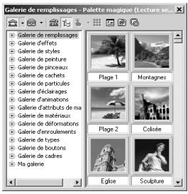 ULEAD PHOTOIMPACT XL - Utiliser vos images comme diapos d'aperçu dans la Galerie - 1