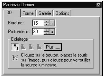 ULEAD PHOTOIMPACT XL - Onglet Lumière - 1