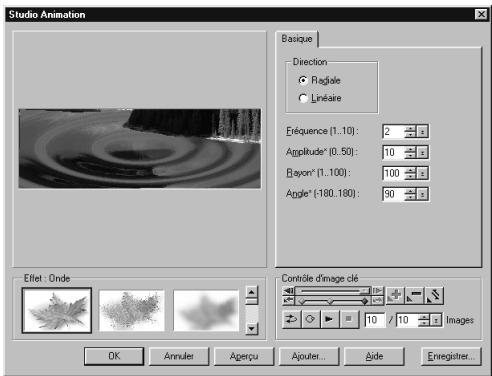 ULEAD PHOTOIMPACT XL - Autres options de la boîte de dialogue : - 1