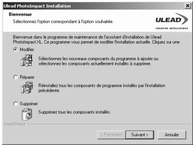 ULEAD PHOTOIMPACT XL - Pour installer les autres programmes : - 1