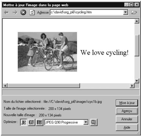 ULEAD PHOTOIMPACT XL - Pour ouvrir le fichier d'origine d'une page web : - 2