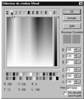 ULEAD PHOTOIMPACT XL - Utiliser Couleurs Ulead - 2