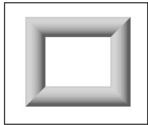 ULEAD PHOTOIMPACT XL - Onglet Bordure/Profondeur - 3