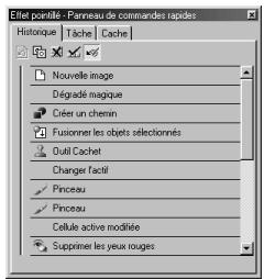 ULEAD PHOTOIMPACT XL - Utiliser l'onglet Historique - 1