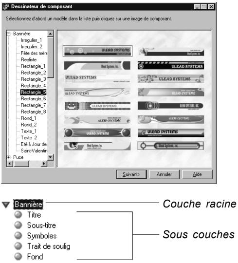 ULEAD PHOTOIMPACT XL - Pour créer un objet composant : - 1