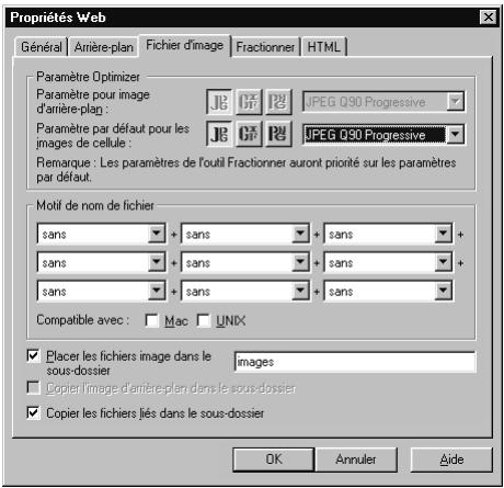 ULEAD PHOTOIMPACT XL - Onglet Fractionner - 1