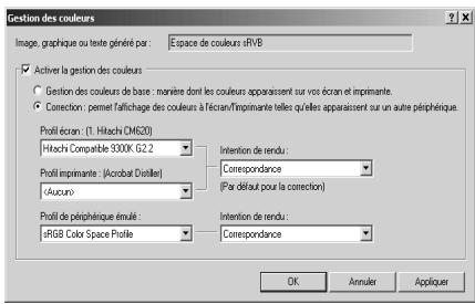 ULEAD PHOTOIMPACT XL - Pour définir un Profil de gestion des couleurs : - 2