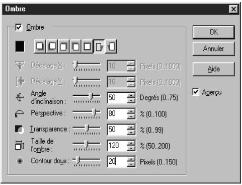 ULEAD PHOTOIMPACT XL - Ajouter des ombres à un objet - 1