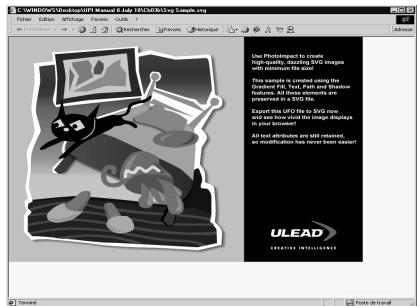 ULEAD PHOTOIMPACT XL - Pour exporter une image vers SVG : - 2