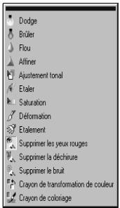 ULEAD PHOTOIMPACT XL - Utiliser les outils de Retouche - 1