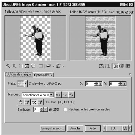 ULEAD PHOTOIMPACT XL - Pour optimiser une image sous JPEG : - 4