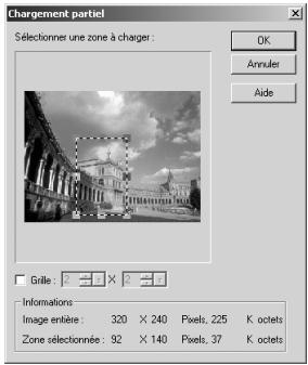 ULEAD PHOTOIMPACT XL - Pour ouvrir partiellement un fichier : - 2