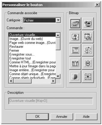 ULEAD PHOTOIMPACT XL - Pour personnaliser la barre d'outils Standard : - 2