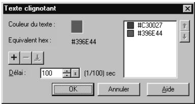 ULEAD PHOTOIMPACT XL - Pour créer des effets Script de texte HTML : - 4