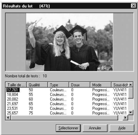 ULEAD PHOTOIMPACT XL - Pour effectuer un test de lot : - 3