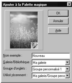 ULEAD PHOTOIMPACT XL - Pour enregistrer les attributs d'un outil : - 2