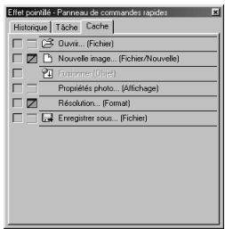 ULEAD PHOTOIMPACT XL - Pour activer le Panneau de commandes rapides : - 3