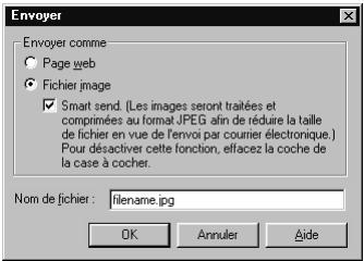 ULEAD PHOTOIMPACT XL - Pour envoyer une image : - 2