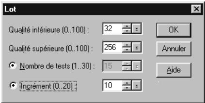 ULEAD PHOTOIMPACT XL - Pour effectuer un test de lot : - 2