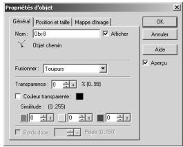 ULEAD PHOTOIMPACT XL - Définir les propriétés d'un objet - 1