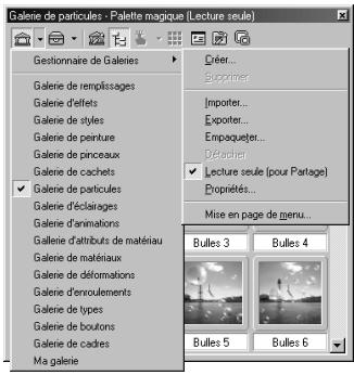 ULEAD PHOTOIMPACT XL - Pour créer une galerie ou une bibliothèque : - 1